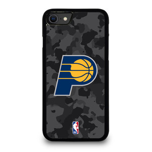 INDIANA PACERS BLACK CAMO iPhone SE 2020 Case Cover INDIANA PACERS BLACK CAMO iPhone SE 2020 Case Cover