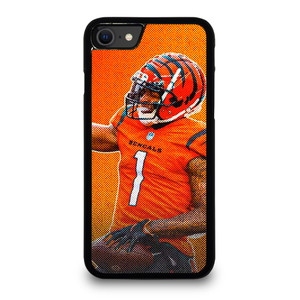 JAMARR CHASE CINCINNATI BENGALS NFL FOOTBALL 2 iPhone SE 2020 Case Cover