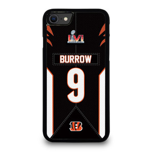 JOE BURROW CINCINNATI BENGALS NFL SUPER BOWL LVI iPhone SE 2020 Case Cover