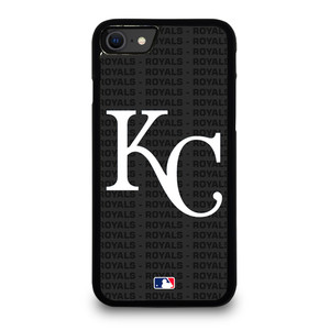 KANSAS CITY ROYALS BASEBALL BLACK iPhone SE 2020 Case Cover