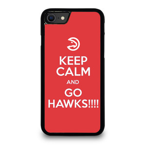 KEEP CALM AND GO ATLANTA HAWKS iPhone SE 2020 Case Cover