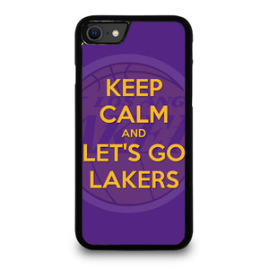 KEEP CALM AND GO LAKERS iPhone SE 2020 Case Cover KEEP CALM AND GO LAKERS iPhone SE 2020 Case Cover