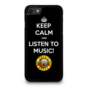 KEEP CALM AND LISTEN GUNS N ROSES iPhone SE 2020 Case Cover KEEP CALM AND LISTEN GUNS N ROSES iPhone SE 2020 Case Cover