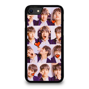 KIM TAE HYUNG V BTS BANGTAN BOYS COLLAGE iPhone SE 2020 Case Cover