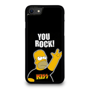 KISS ROCK HOMER SIMPSONS iPhone SE 2020 Case Cover