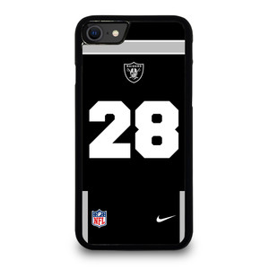 LAS VEGAS RAIDERS JOSH JACOBS 28 NFL NIKE iPhone SE 2020 Case Cover