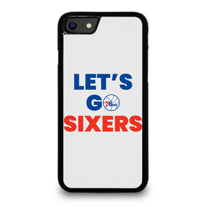 LETS GO PHILADELPHIA 76ERS NBA BASKETBALL iPhone SE 2020 Case Cover