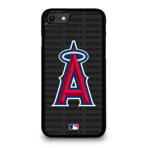 LOS ANGELES ANGELS BASEBALL BLACK iPhone SE 2020 Case Cover LOS ANGELES ANGELS BASEBALL BLACK iPhone SE 2020 Case Cover
