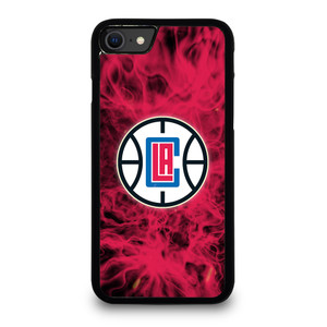 LOS ANGELES CLIPPERS BASKETBALL NBA FIRE iPhone SE 2020 Case Cover