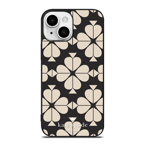KATE SPADE JACQUARD CREAM iPhone 13 Mini Case Cover