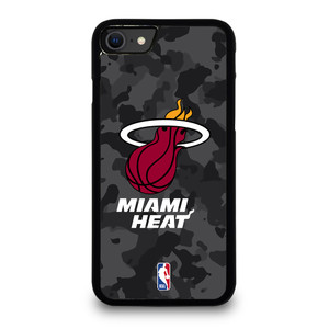 MIAMI HEAT BLACK CAMO iPhone SE 2020 Case Cover MIAMI HEAT BLACK CAMO iPhone SE 2020 Case Cover