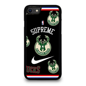 MILWAUKEE BUCKS NBA X SUPREME NIKE iPhone SE 2020 Case Cover MILWAUKEE BUCKS NBA X SUPREME NIKE iPhone SE 2020 Case Cover