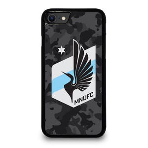 MINNESOTA UNITED FC MLS BLACK CAMO iPhone SE 2020 Case Cover