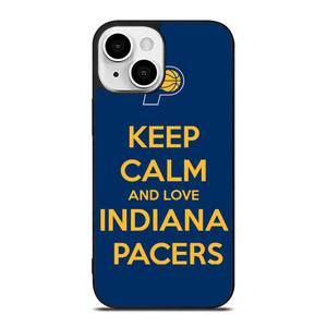 KEEP CALM AND LOVE INDIANA PACERS iPhone 13 Mini Case Cover KEEP CALM AND LOVE INDIANA PACERS iPhone 13 Mini Case Cover