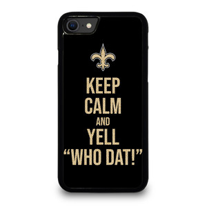 NEW ORLEANS SAINTS NFL FOOTBALL WHO DAT CHANTS 2 iPhone SE 2020 Case Cover NEW ORLEANS SAINTS NFL FOOTBALL WHO DAT CHANTS 2 iPhone SE 2020 Case Cover