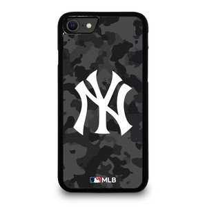 NEW YORK YANKEES BASEBALL BLACK CAMO iPhone SE 2020 Case Cover