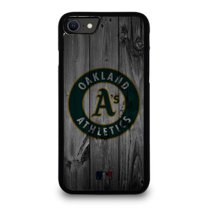 OAKLAND ATHLETICS BASEBALL MLB WOOD LOGO iPhone SE 2020 Case Cover