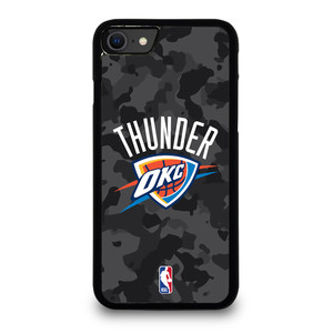 OKLAHOMA CITY THUNDER BLACK CAMO iPhone SE 2020 Case Cover OKLAHOMA CITY THUNDER BLACK CAMO iPhone SE 2020 Case Cover