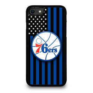 PHILADELPHIA 76ERS NBA USA FLAG iPhone SE 2020 Case Cover