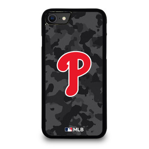 PHILADELPHIA PHILLIES BASEBALL BLACK CAMO iPhone SE 2020 Case Cover