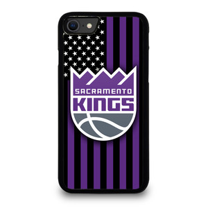 SACRAMENTO KINGS NBA USA FLAG iPhone SE 2020 Case Cover