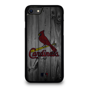 SAINT LOUIS CARDINALS BASEBALL MLB WOOD LOGO iPhone SE 2020 Case Cover