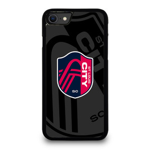 SAINT LOUIS CITY MLS BLACK iPhone SE 2020 Case Cover