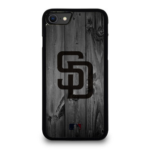 SAN DIEGO PADRES BASEBALL MLB WOOD LOGO iPhone SE 2020 Case Cover