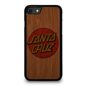 SANTA CRUZ SKATEBOARD WOODEN LOGO iPhone SE 2020 Case Cover