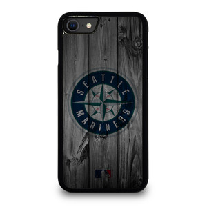 SEATTLE MARINERS BASEBALL MLB WOOD LOGO iPhone SE 2020 Case Cover