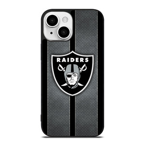 LAS VEGAS RAIDERS NFL METAL STRIPE iPhone 13 Mini Case Cover