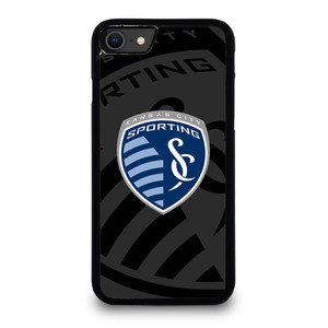 SPORTING KANSAS CITY MLS BLACK iPhone SE 2020 Case Cover SPORTING KANSAS CITY MLS BLACK iPhone SE 2020 Case Cover