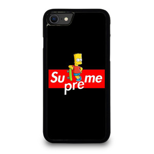 SUPREME BART SIMPSONS SKATEABOARD iPhone SE 2020 Case Cover