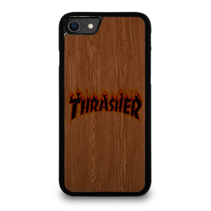 THRASHER SKATEBOARD WOODEN LOGO iPhone SE 2020 Case Cover THRASHER SKATEBOARD WOODEN LOGO iPhone SE 2020 Case Cover
