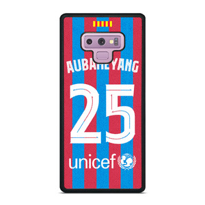 AUBAMEYANG 25 FC BARCELONA 2022 Samsung Galaxy Note 9 Case Cover AUBAMEYANG 25 FC BARCELONA 2022 Samsung Galaxy Note 9 Case Cover