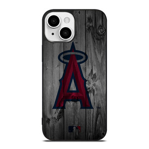 LOS ANGELES ANGELS BASEBALL MLB WOOD LOGO iPhone 13 Mini Case Cover