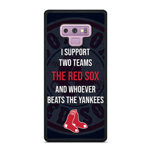BOSTON RED SOX MLB BASEBALL BANTER FANS 2 Samsung Galaxy Note 9 Case Cover