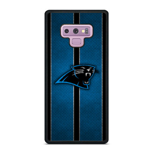 CAROLINA PANTHERS NFL METAL STRIPE Samsung Galaxy Note 9 Case Cover