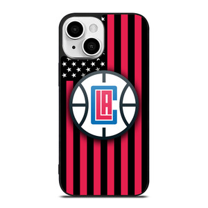 LOS ANGELES CLIPPERS NBA USA FLAG iPhone 13 Mini Case Cover LOS ANGELES CLIPPERS NBA USA FLAG iPhone 13 Mini Case Cover