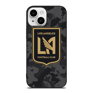 LOS ANGELES FC MLS BLACK CAMO iPhone 13 Mini Case Cover LOS ANGELES FC MLS BLACK CAMO iPhone 13 Mini Case Cover
