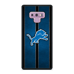 DETROIT LIONS NFL METAL STRIPE Samsung Galaxy Note 9 Case Cover