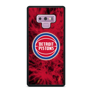 DETROIT PISTONS BASKETBALL NBA FIRE Samsung Galaxy Note 9 Case Cover