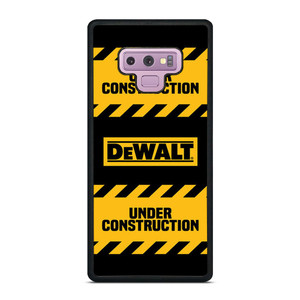 DEWALT UNDER CONSTRUCTION Samsung Galaxy Note 9 Case Cover