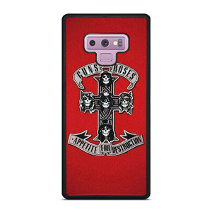 GUNS N ROSES ROCK BAND RED Samsung Galaxy Note 9 Case Cover
