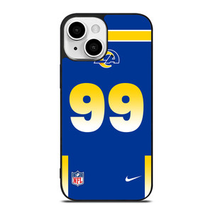 LOS ANGELES RAMS AARON DONALD 99 NFL NIKE iPhone 13 Mini Case Cover LOS ANGELES RAMS AARON DONALD 99 NFL NIKE iPhone 13 Mini Case Cover