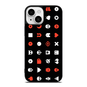 LOVE DEATH AND ROBOTS PATTERN iPhone 13 Mini Case Cover