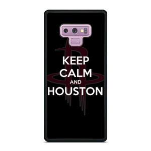 KEEP CALM AND GO HOUSTON ROCKETS Samsung Galaxy Note 9 Case Cover