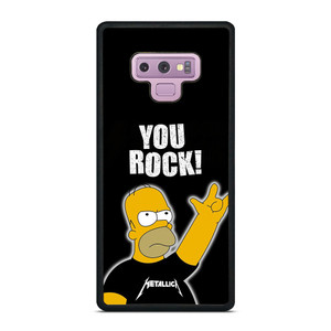METALLICA ROCK HOMER SIMPSONS Samsung Galaxy Note 9 Case Cover