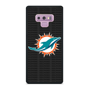 MIAMI DOLPHINS FOOTBALL TEXT Samsung Galaxy Note 9 Case Cover