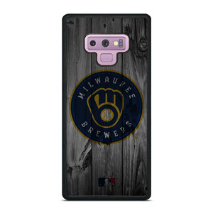 MILWAUKEE BREWERS BASEBALL MLB WOOD LOGO Samsung Galaxy Note 9 Case Cover